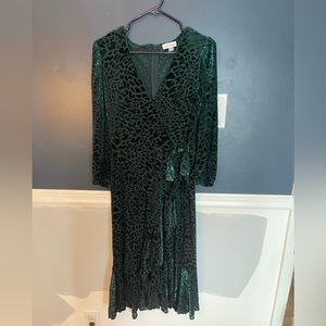 *3 for $8!!* Calvin Klein Velvet Animal Print Dress